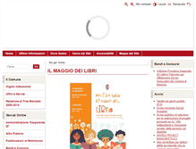 Tablet Screenshot of comunemontone.it